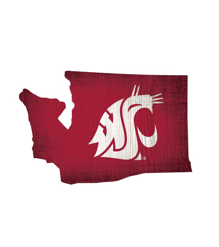 Washington State Cougars 0838-12in Team Color State