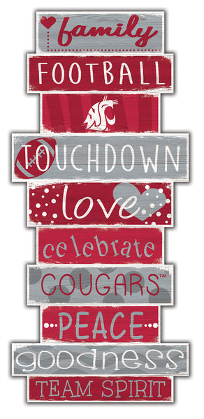 Washington State Cougars 0928-Celebrations Stack 24in