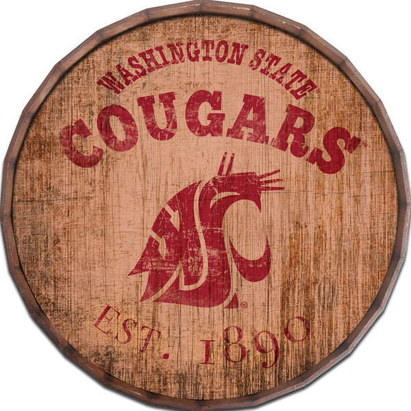 Washington State Cougars 0938-Est date barrel top 16"