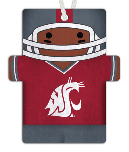 Washington State Cougars 0988-Football Player Ornament 4.5in