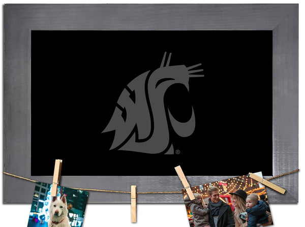 Washington State Cougars 1016-Blank Chalkboard with frame & clothespins