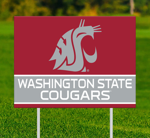 Washington State Cougars 2032-18X24 Team Name Yard Sign