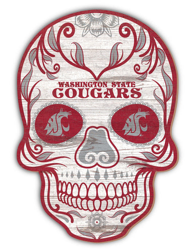Washington State Cougars 2044-12�? Sugar Skull Sign