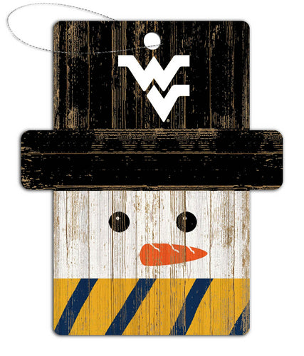 West Virginia 0980-Snowman Ornament 4.5in