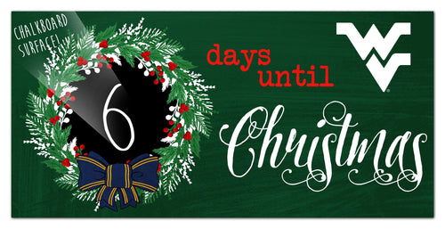 West Virginia 1050-Chalk Christmas Countdown 6x12