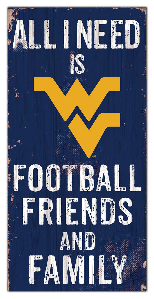 West Virginia Mountaineers 0738-Friends and Family 6x12