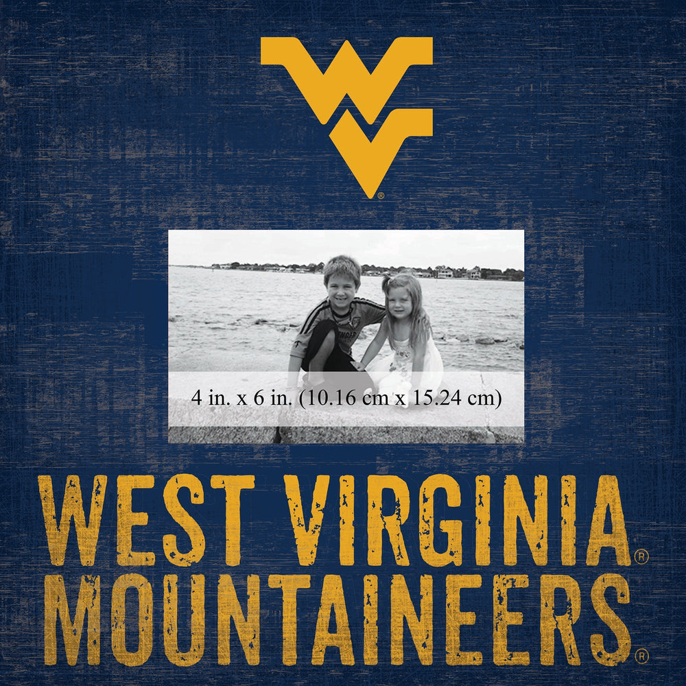 West Virginia Mountaineers 0739-Team Name 10x10 Frame