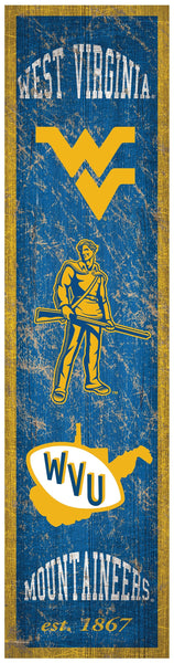 West Virginia Mountaineers 0787-Heritage Banner 6x24