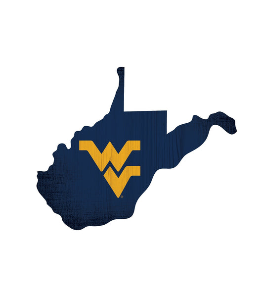West Virginia Mountaineers 0838-12in Team Color State