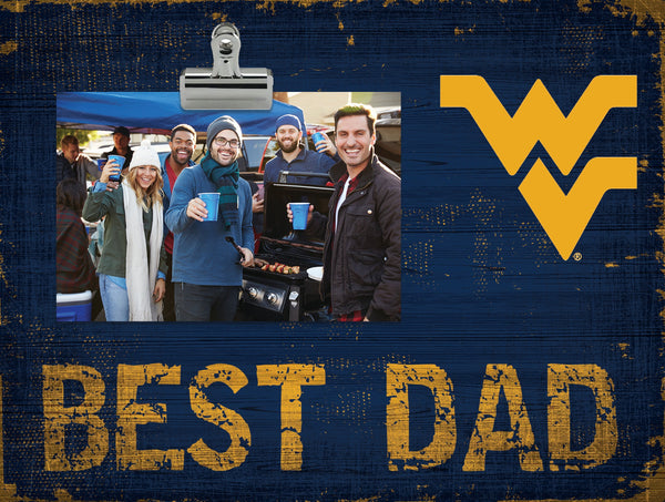 West Virginia Mountaineers 0893-Best Dad Clip Frame