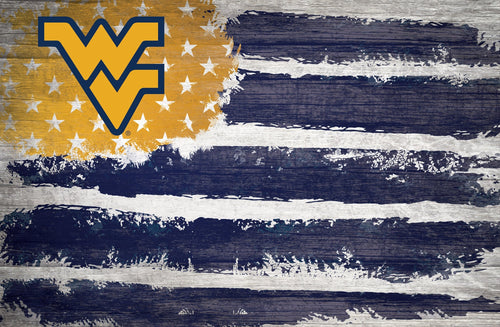 West Virginia Mountaineers 1037-Flag 17x26