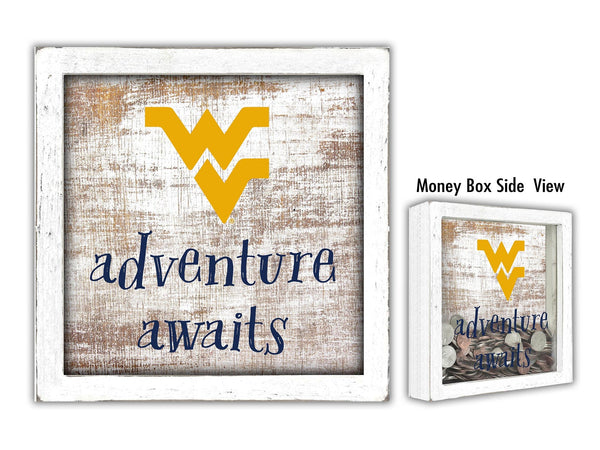 West Virginia Mountaineers 1061-Adventure Awaits Money Box