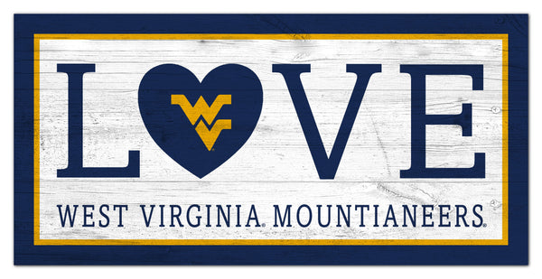 West Virginia Mountaineers 1066-Love 6x12