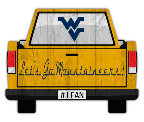 West Virginia Mountaineers 2014-12" Truck back cutout