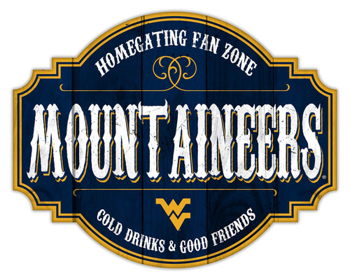 West Virginia Mountaineers 2015-Homegating Tavern Sign - 12"