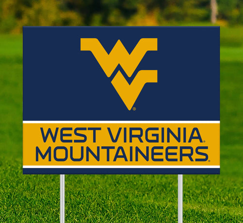 West Virginia Mountaineers 2032-18X24 Team Name Yard Sign
