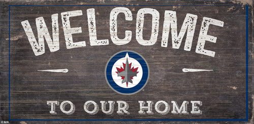 Winnipeg Jets 0654-Welcome 6x12