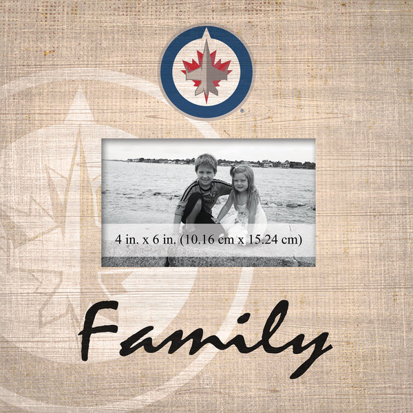 Winnipeg Jets 0943-Family Frame