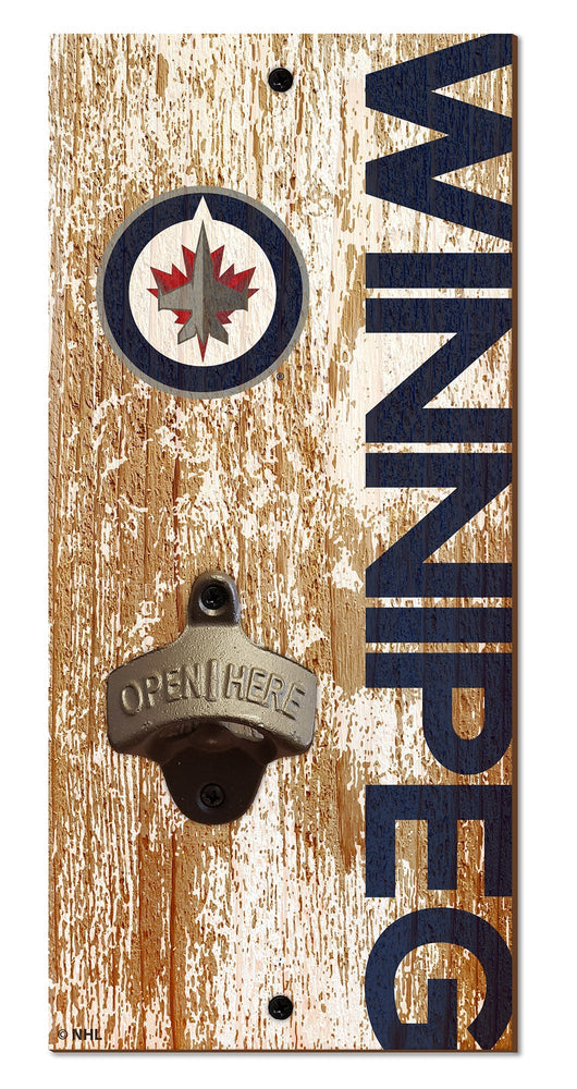 Winnipeg Jets 0979-Bottle Opener 6x12
