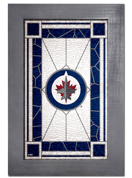 Winnipeg Jets 1017-Stained Glass