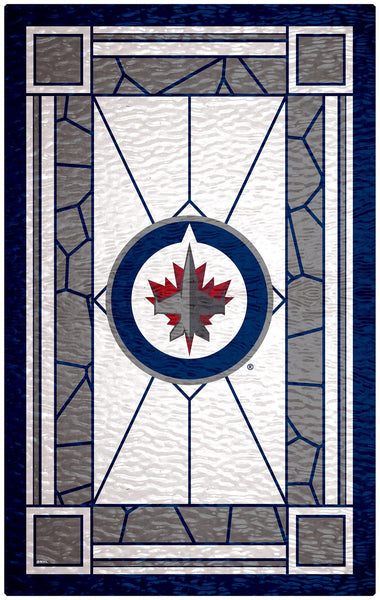Winnipeg Jets 1017-Stained Glass