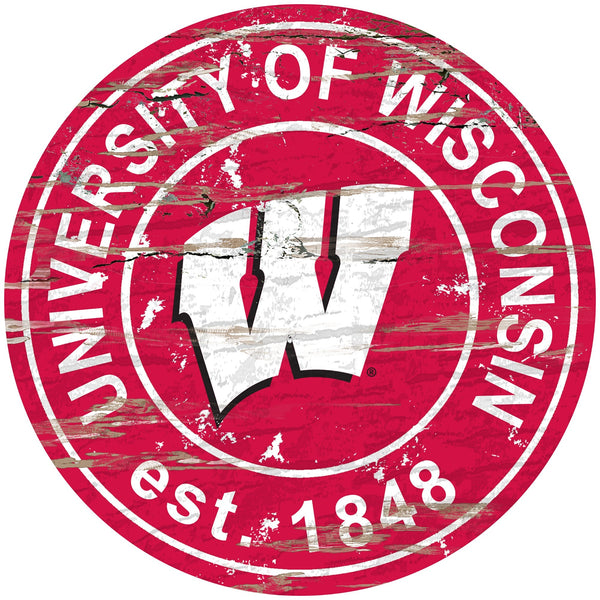 Wisconsin Badgers 0659-Established Date Round