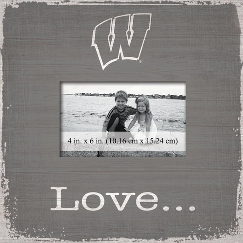 Wisconsin Badgers 0942-Love Frame
