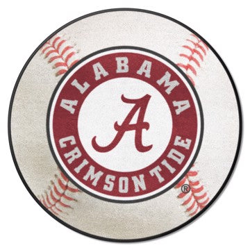 Wholesale-Alabama Crimson Tide Baseball Mat 27" diameter SKU: 35626
