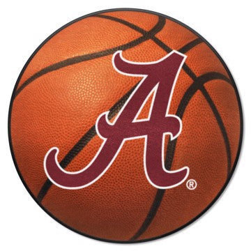 Wholesale-Alabama Crimson Tide Basketball Mat 27" diameter SKU: 8299