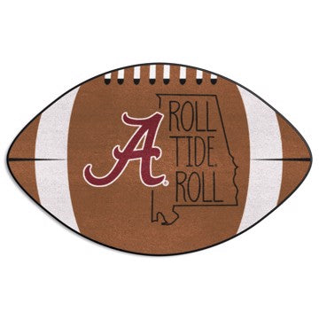 Wholesale-Alabama Crimson Tide Southern Style Football Mat 20.5"x32.5" SKU: 21071