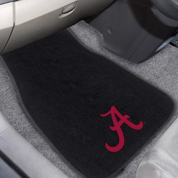 Wholesale-Alabama Embroidered Car Mat Set University of Alabama - 17"x25.5" - 2 Piece SKU: 10351