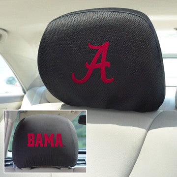 Wholesale-Alabama Headrest Cover - Set University of Alabama - 10"x13" SKU: 12607