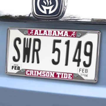 Wholesale-Alabama License Plate Frame University of Alabama - 6.25"x12.25" SKU: 14805