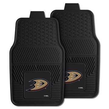 Wholesale-Anaheim Ducks 2-pc Vinyl Car Mat Set NHL Auto Floor Mat - 2 piece Set - 17" x 27" SKU: 10629