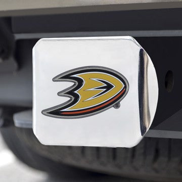 Wholesale-Anaheim Ducks Hitch Cover NHL Color Emblem on Chrome Hitch - 3.4" x 4" SKU: 22754