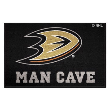 Wholesale-Anaheim Ducks Man Cave Starter NHL Accent Rug - 19" x 30" SKU: 14390