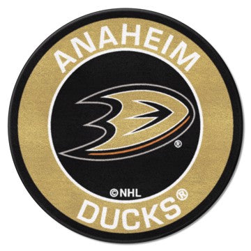 Wholesale-Anaheim Ducks Roundel Mat NHL Accent Rug - Round - 27" diameter SKU: 18862