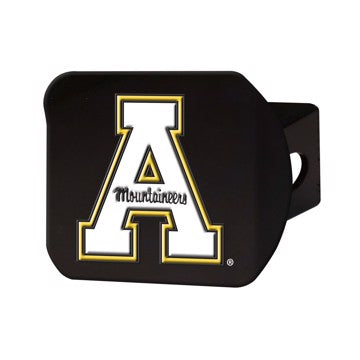 Wholesale-Appalachian State Color Hitch Cover - Black COL - 3.4"x4" SKU: 27854