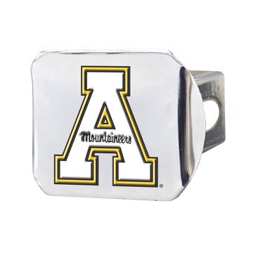 Wholesale-Appalachian State Color Hitch Cover - Chrome COL - 3.4"x4" SKU: 27853