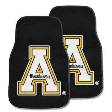 Wholesale-Appalachian State Mountaineers 2-pc Carpet Car Mat Set 17in. x 27in. - 2 Pieces SKU: 5184