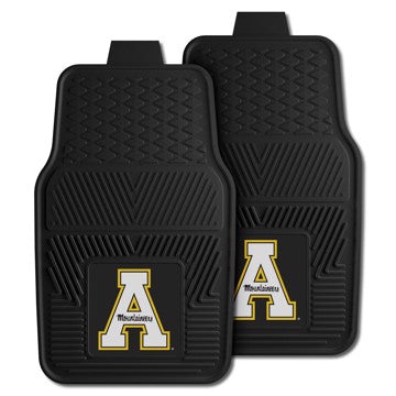 Wholesale-Appalachian State Mountaineers 2-pc Vinyl Car Mat Set 17in. x 27in. - 2 Pieces SKU: 12435