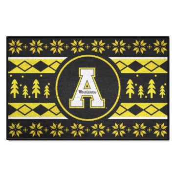 Wholesale-Appalachian State Mountaineers Holiday Sweater Starter Mat NCAA Accent Rug - 19" x 30" SKU: 36664