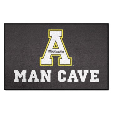 Wholesale-Appalachian State Mountaineers Man Cave Starter NCAA Accent Rug - 19" x 30" SKU: 36656