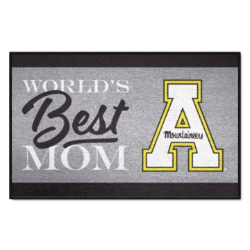 Wholesale-Appalachian State Mountaineers Starter Mat - World's Best Mom 19"x30" SKU: 34524