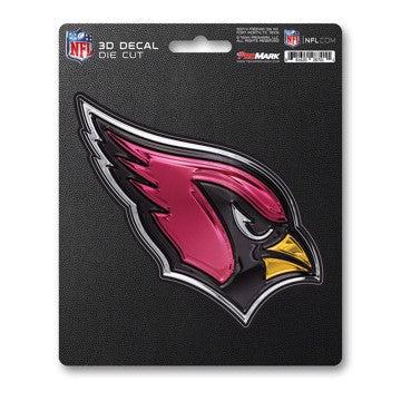 Wholesale-Arizona Cardinals 3D Decal NFL 1 piece - 5” x 6.25” (total) SKU: 62764