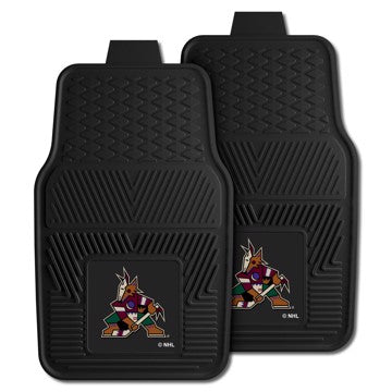 Wholesale-Arizona Coyotes 2-pc Vinyl Car Mat Set NHL Auto Floor Mat - 2 piece Set - 17" x 27" SKU: 10662