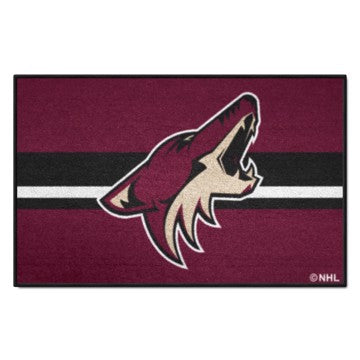 Wholesale-Arizona Coyotes Starter Mat - Uniform NHL Accent Rug - 19" x 30" SKU: 32745