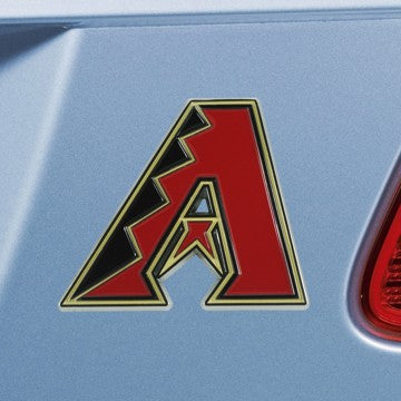 Wholesale-Arizona Diamondbacks Emblem - Color MLB Exterior Auto Accessory - Color Emblem - 3.2" x 3" SKU: 26495