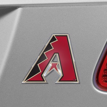 Wholesale-Arizona Diamondbacks Embossed Color Emblem MLB Exterior Auto Accessory - Aluminum Color SKU: 60395