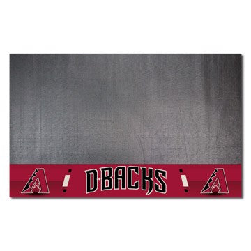 Wholesale-Arizona Diamondbacks Grill Mat MLB Vinyl Mat - 26" x 42" SKU: 12144